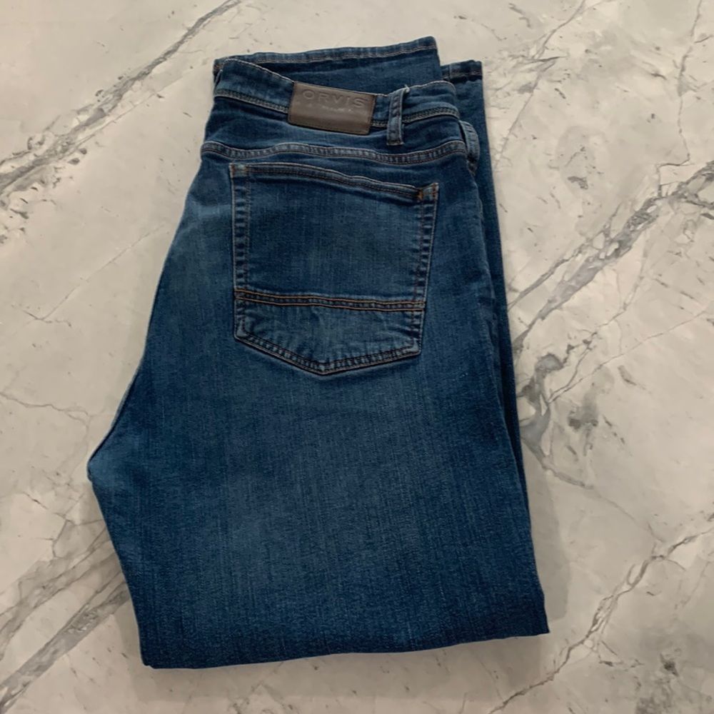 Orvis Men's Blue Jeans 40x30